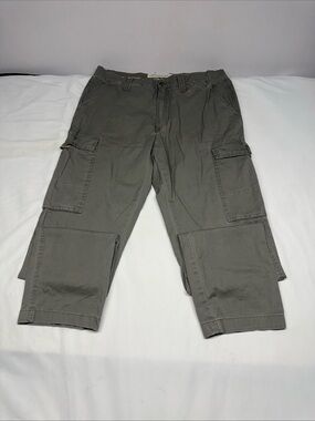 Paperbacks Cargo Pants Mens 32 Gray Utility Pockets Outdoor Casual